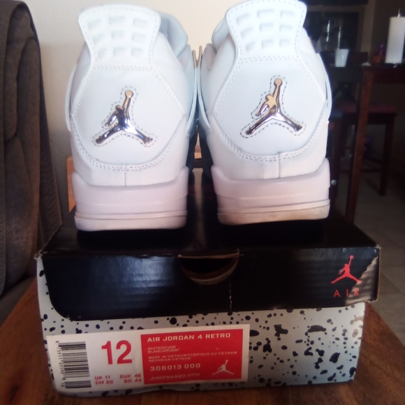Nike Other - Air Jordan Retro 4 Platinum Pure Money